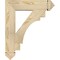 Ekena Millwork Merced Arts & Crafts Rough Sawn Bracket, Douglas Fir, 4"W x 20"D x 24"H BKT04X20X24MRC03RDF - alternate 3